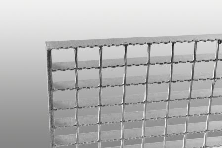 a close-up of a metal grid